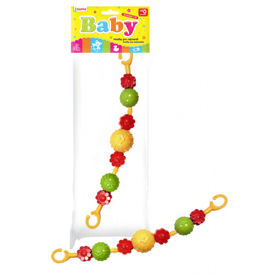 Rappa Kinderwagenbarriere Blumen und Kugeln