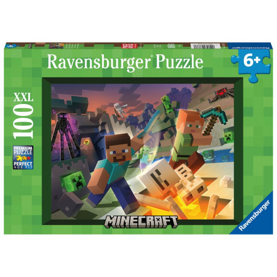 Ravensburger Minecraft: Monstra z Minecraftu 100 dílků