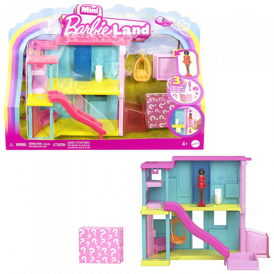 Barbie MINI BARBIELAND DOMEČEK - MODRÝ DŮM