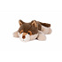 Teddies Vlk ležící plyšový 24x35cm plněný kuličkami 0m+
