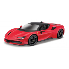 Bburago - RACE+PLAY, Ferrari SF90 Stradale, červená, 1:18