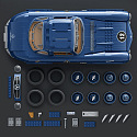 Hot Wheels Mattel Mega Hot Wheels HWW25 sběratelský Mercedes-Benz 300SL