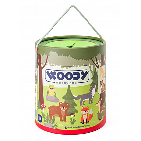 Woody Tajemný kyblík - Lesní zvířata