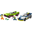 LEGO City 60415 Verfolgungsjagd mit Polizeiauto und Sportwagen