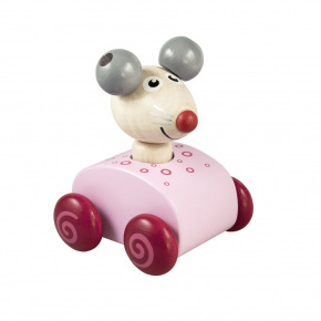 Detoa Squeaky Mouse Pink