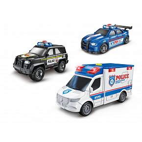 PLEJO Policejní vozy se zvukem PLEJO Policejní vozy se zvukem