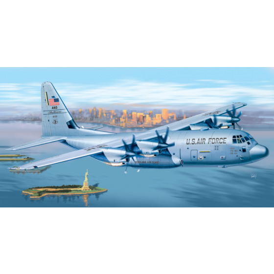 Italeri Model Kit letadlo PRM edice 1255 - C-130 J HERCULES (1:72)