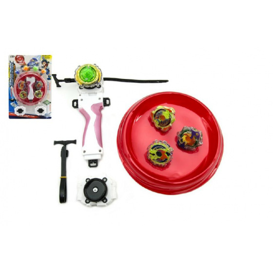 Teddies Wirbel Storm Gyro Kunststoff sortiert 2 Farben auf Karte 25x37x4cm