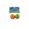 Vodní bomby 2ks látka 7cm v síťce