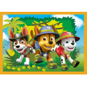 Trefl Puzzle 4in1 Urlaub Paw Patrol 28,5x20,5cm in der Box 28x28x6cm