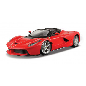 Bburago - RACE+PLAY, Ferrari LaFerrari Aperta, červená, 1:24