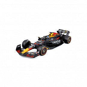 Bburago - RACE F1 v dekoratívnom boxe, Oracle Red Bull Racing RB20 (2024), #1 Max Verstappen, 1:24