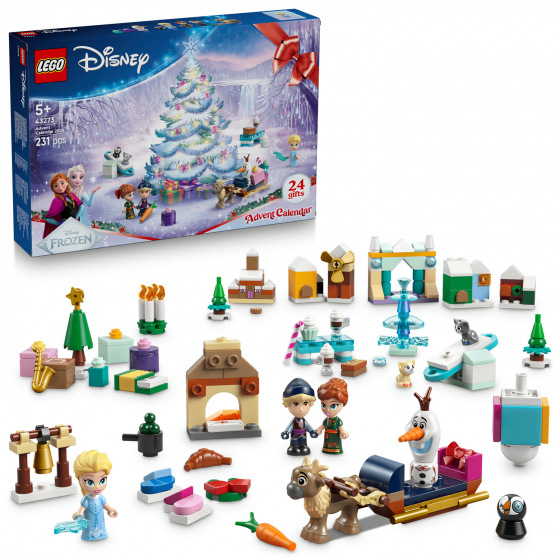 LEGO 43273 Adventní kalendář Disney 2025