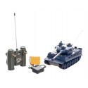 Teddies Tank RC Kunststoff 33cm TIGER I 27MHz mit Batterie+Ladepack mit Sound und Licht in Schachtel 40x15x19cm