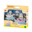 Sylvanian Families 5820 Morskie pojazdy i figurki dzieci w parku rozrywki