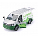 SIKU Super - VW T6 s přívěsem a zahradním traktorem