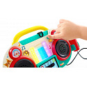 Hape Boombox rádio s mikrofonem Pixelz - se světelnými a zvukovými efekty