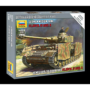 Zvezda Model Kit czołg 6240 - Panzer IV Ausf.H (1:100)