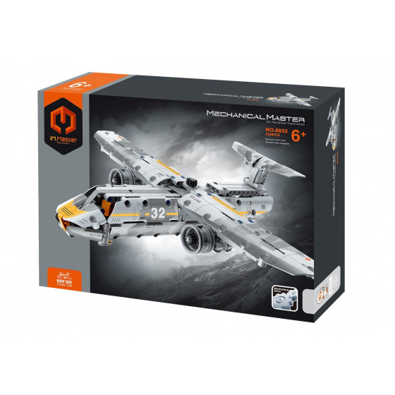 iM.Master Stavebnice iM.MASTER letadlo plast 329 dílků v krabici 31x23x7cm