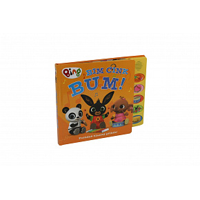 Albatros Soundbuch Häschen Bing - Bim Cink bum mit Batterien CZ Version 28x22cm