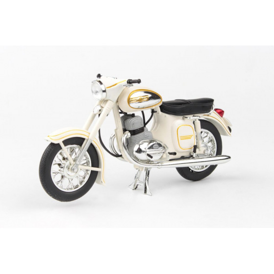 Abrex Jawa 350 Automatic (1966) 1:18 - Bílá