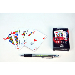 Hrací karty, s.r.o. Karty do gier planszowych do pokera w papierowym pudełku o wymiarach 6x9cm