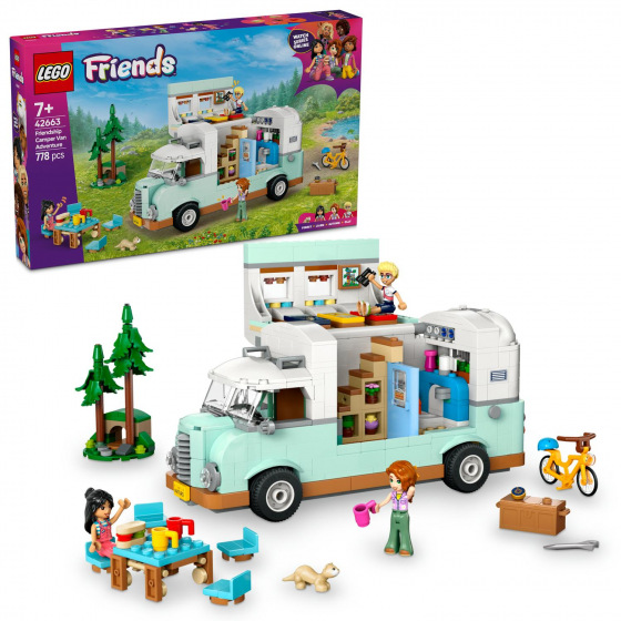 LEGO Friends 42663 Dobrodružstvo s karavanom priateľstva