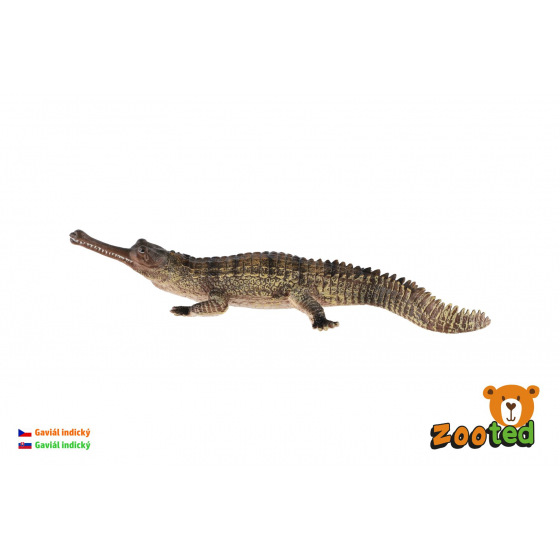 ZOOted Gaviál indický zooted plast 21cm