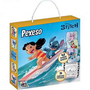 Jiri Models Pexeso v krabičce s omalovánkou Lilo & Stitch