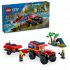 LEGO City 60412 4x4 Feuerwehrfahrzeug und Rettungsboot
