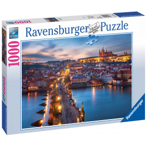 Ravensburger puzzle Nočná Praha 1000 dielikov