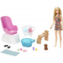 Mattel Barbie MANIKÚRA/PEDIKÚRA HERNÍ SET
