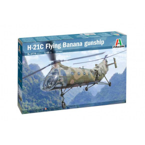 Italeri Model Kit vrtulník 2774 - H-21C Flying Banana GunShip (1:48)