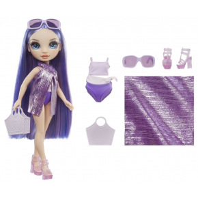 MGA Rainbow High Fashion panenka v plavkách - Violet Willow