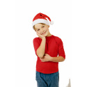 Teddies Čepice vánoční dětská látka průměr 25 cm na kartě karneval