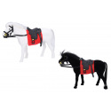 Wiky Kůň fliška se sedlem 14cm 2 barvy v plastové krabičce 14,5x12cm