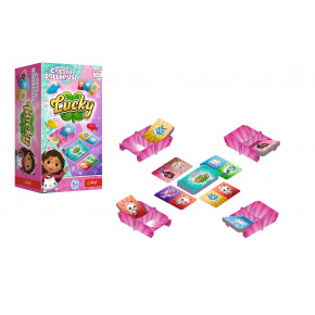 Trefl Hra Šťastná Gabby/Gabby´s Dollhouse spoločenská hra v krabici 14,5x26x10cm