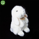 Rappa Plyšový králik biely stojaci 18 cm ECO-FRIENDLY