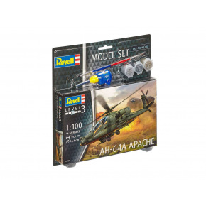 Revell ModelSet Helicopter 64985 - AH-64A Apache (1:100)