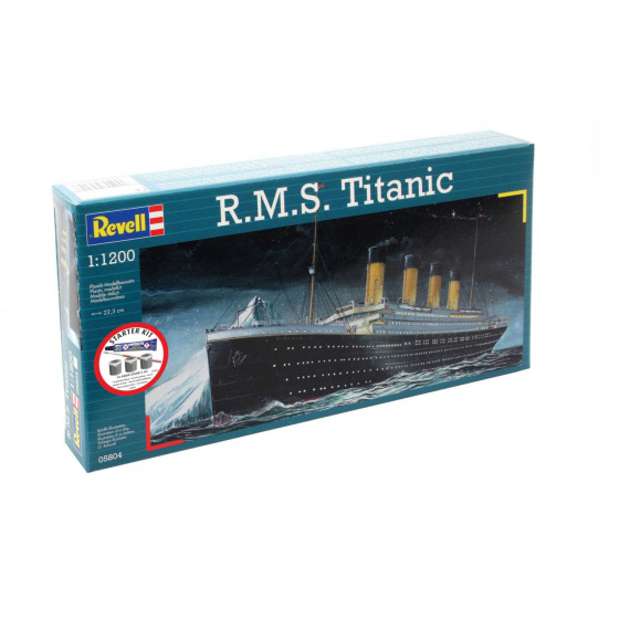 Revell Starter Kit loď 75804 - R.M.S. Titanic (1:1200)