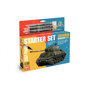 Italeri Model Set tank 75001 - M4A3E8 Sherman Fury (1:56) Italeri Model Set tank 75001 - M4A3E8 Sherman Fury (1:56)