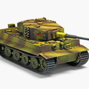 Academy Model Kit czołg 13314 - TIGER-1 "PÓŹNA WERSJA" (1:35)