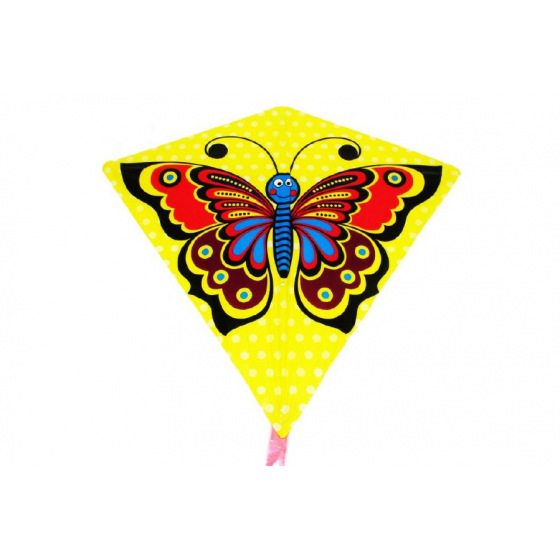 Wiky latawiec latający motyl plastikowy 68x73cm w torbie