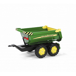 ROLLYTOYS Vlečka 2osá John Deere "Halfpipe" ROLLYTOYS Vlečka 2osá John Deere "Halfpipe"