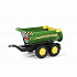 ROLLYTOYS Vlečka 2osá John Deere "Halfpipe"