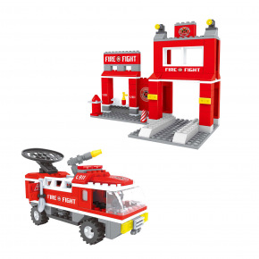 Rappa Kompatibilní stavebnice BLOXO hasiči stanice 260 ks