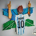 LEGO® Editions 43018 Lionel Messi – Der Moment des Sieges