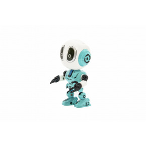 Teddies Robot metalowy/plastikowy 12cm na baterie ze światłem i dźwiękiem 3 kolory
