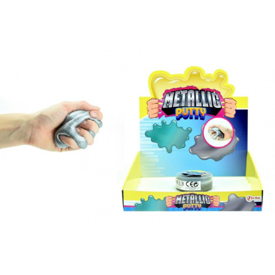 Teddies Knete/Modelliermasse intelligente Knete metallisch 8cm in Plastikdose