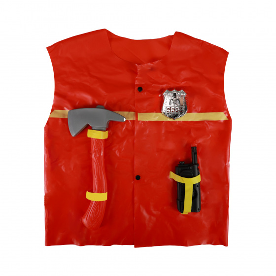 Rappa Dětská vesta Hasič s doplňky
